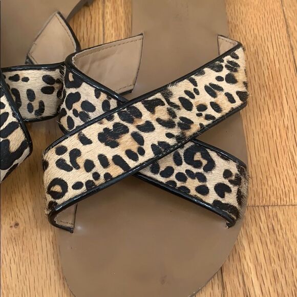 J.Crew Sandal Criss Cross Slides SeaSide 6 - Picture 3 of 5